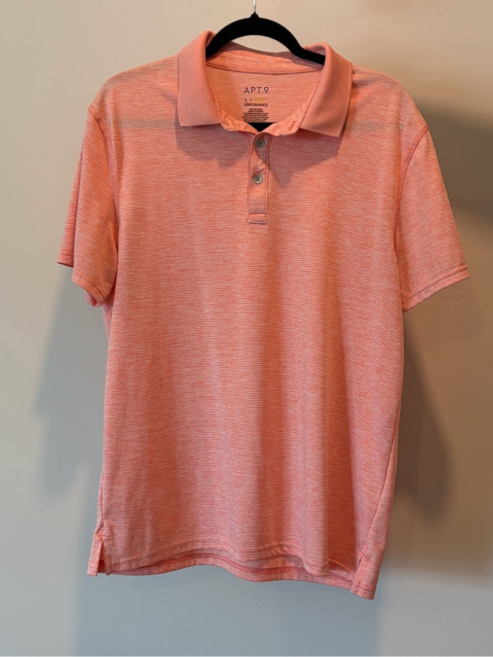 Men’s Coral Heather Polo Shirt
